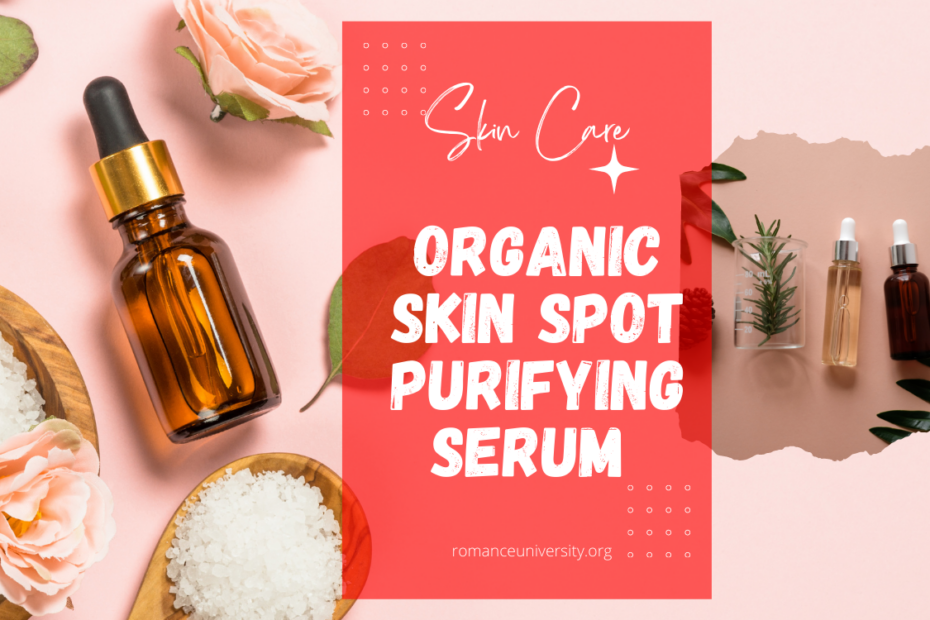 Organic Skin Spot Purifying Serum and Mole Corrector