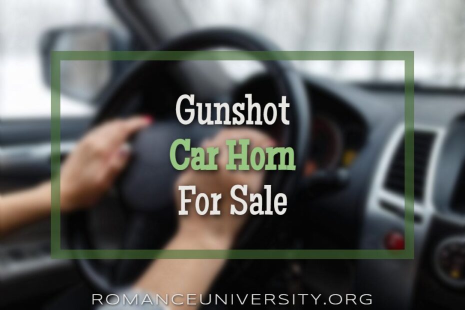 Gunshot Car Horn For Sale