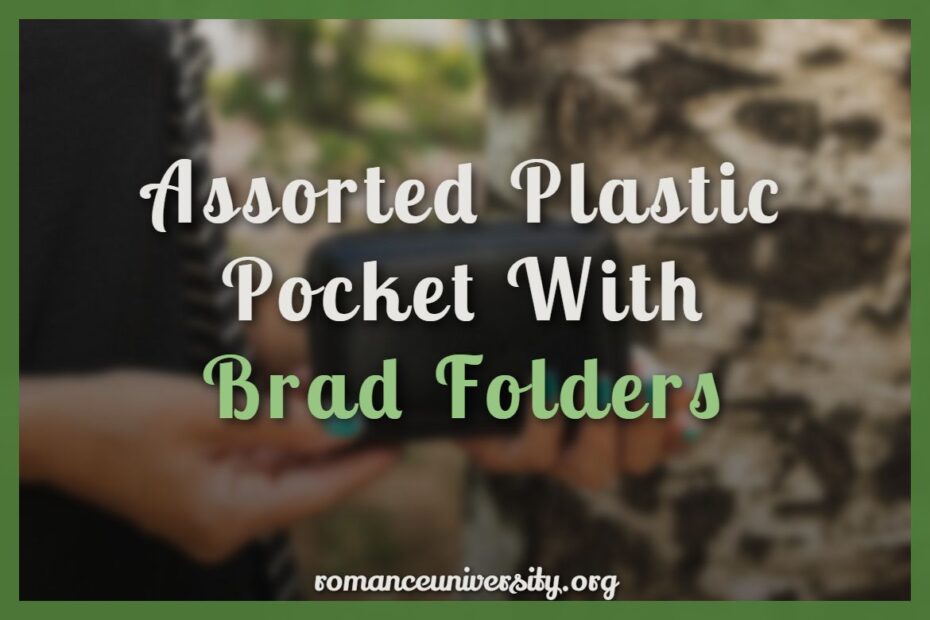 Assorted Plastic Pocket With Brad Folders