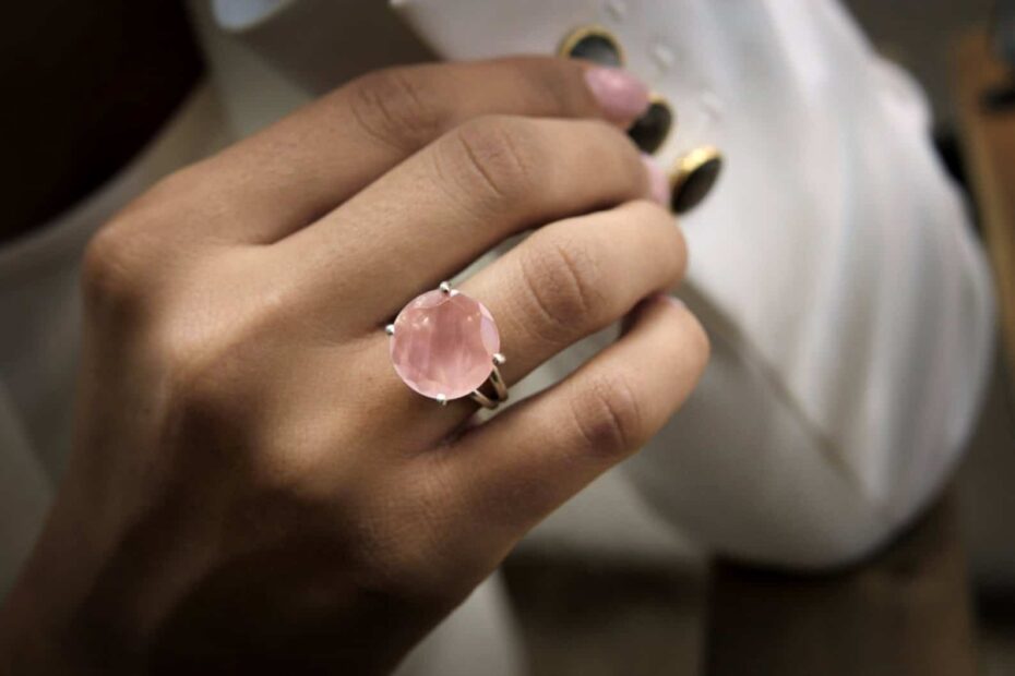 Rose Quartz Ring