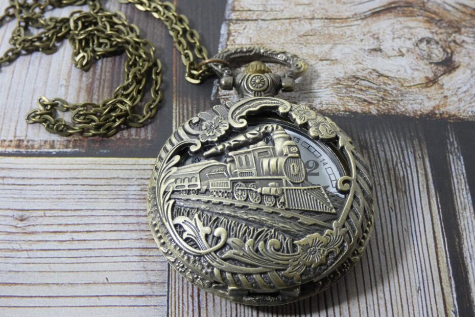 Train Pocket Watch