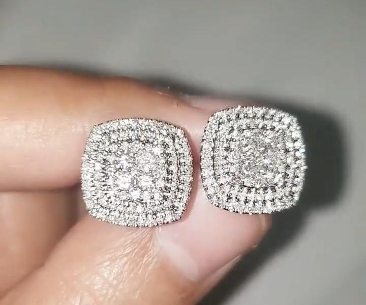 12 Carat Diamond Earrings