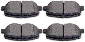 Brake Pads,ECCPP D923 4pcs Front Ceramic Disc Brake Pads
