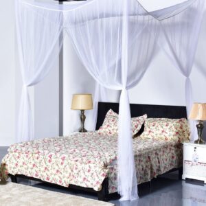 Goplus Mosquito Net, 4 Corner Post Bed Canopy