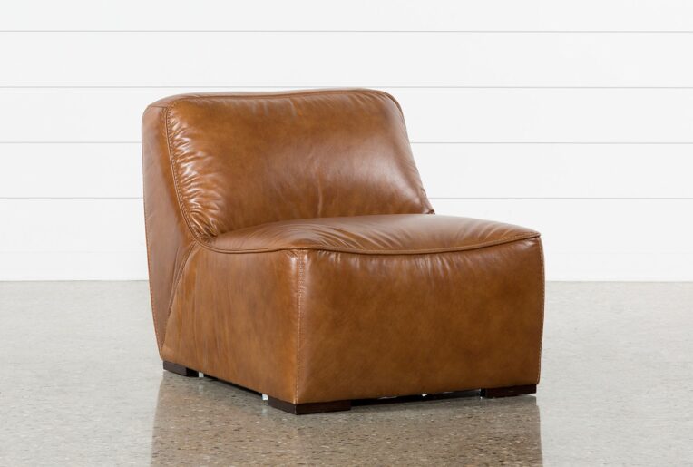 Armless Leather Chair