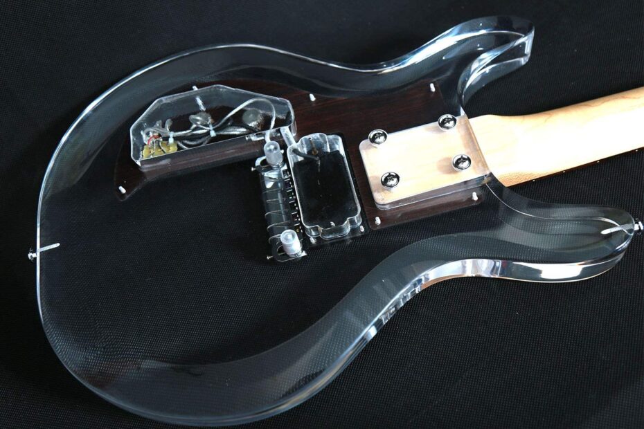 Clear Electric Guitar