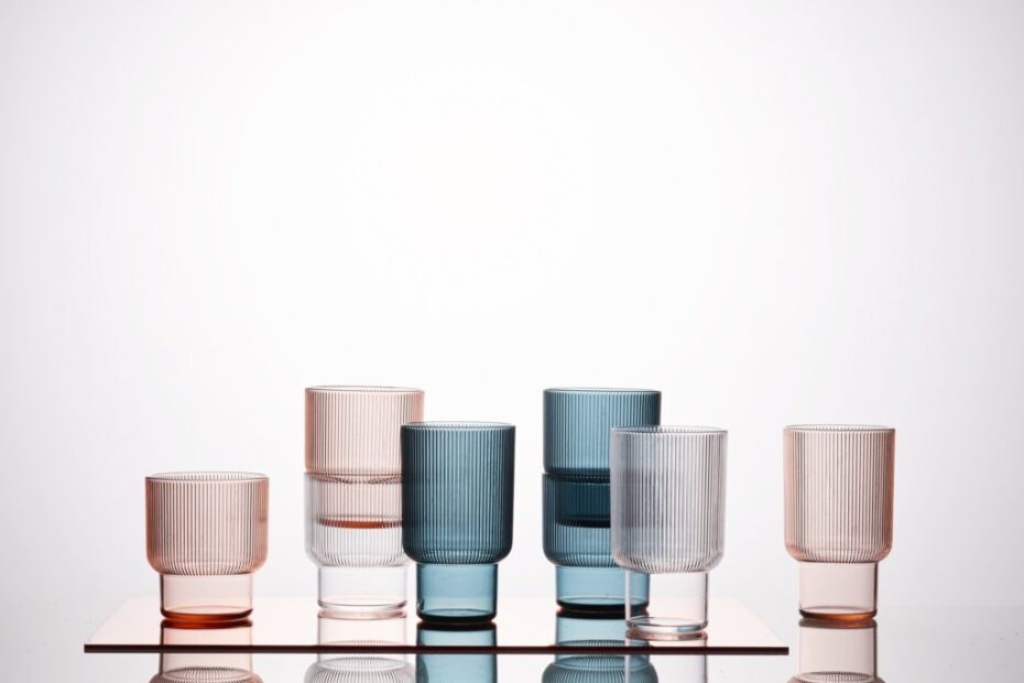 Fluted Glassware