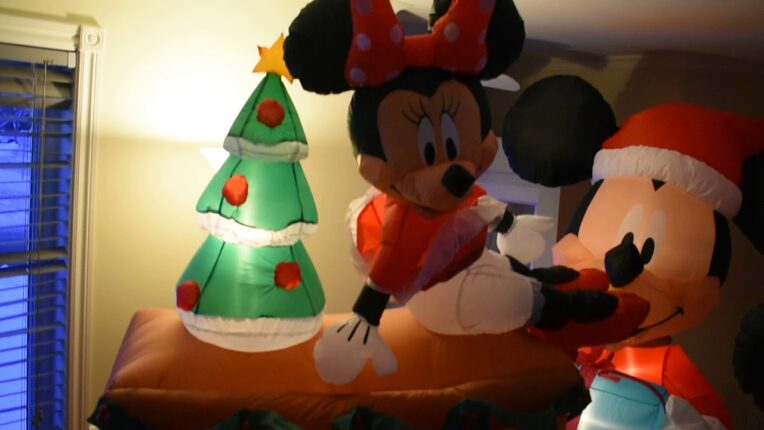 Mickey and Minnie Christmas Inflatables