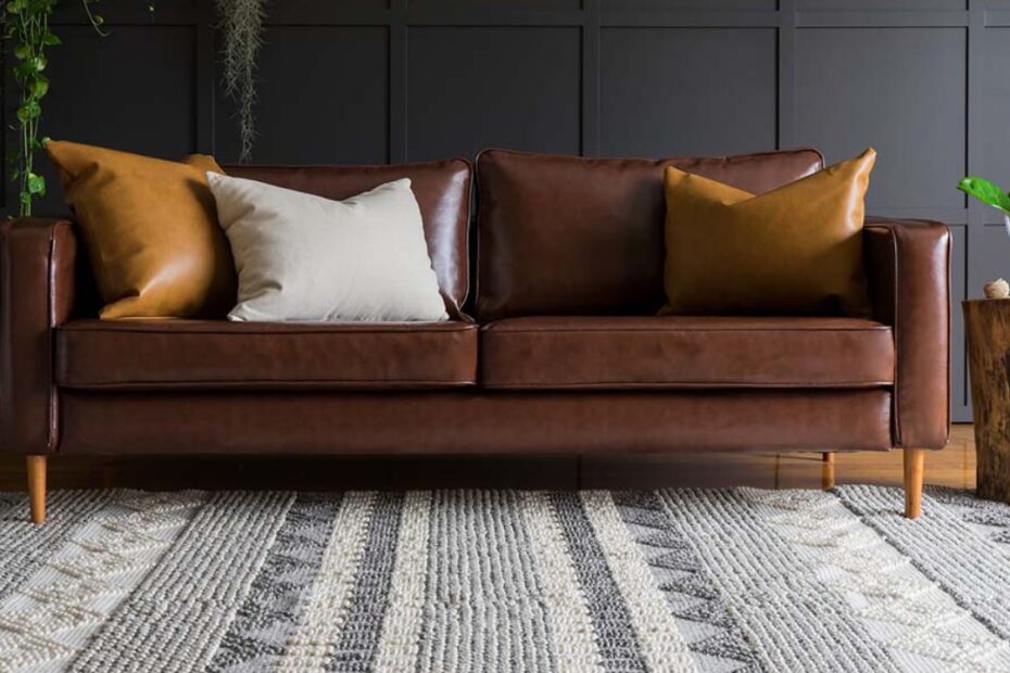Non Slip Cover for Leather Sofa