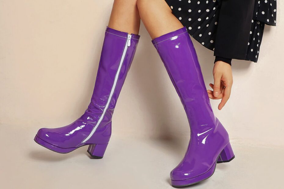 Purple Gogo Boots