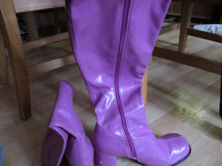 Purple Gogo Boots