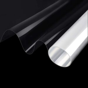 SW MEGICOLIM 4mil Clear Security and Safety Window Film Shatterproof Glass Protective Vinyl Adhesive UV Blocking Explosion-Proof Tranparent Film