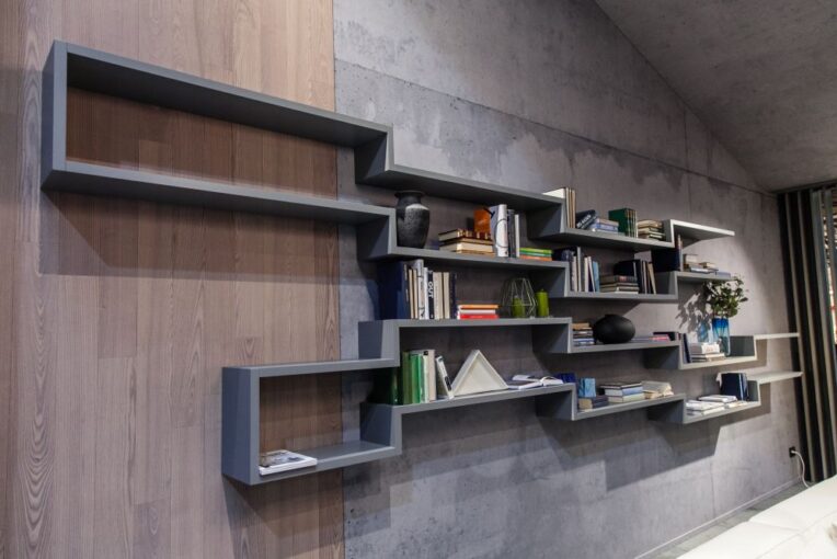 Grey Wall Shelf
