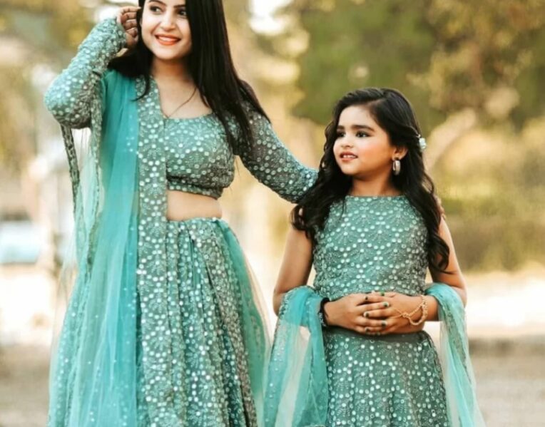 Mother Daughter Combo Dress India