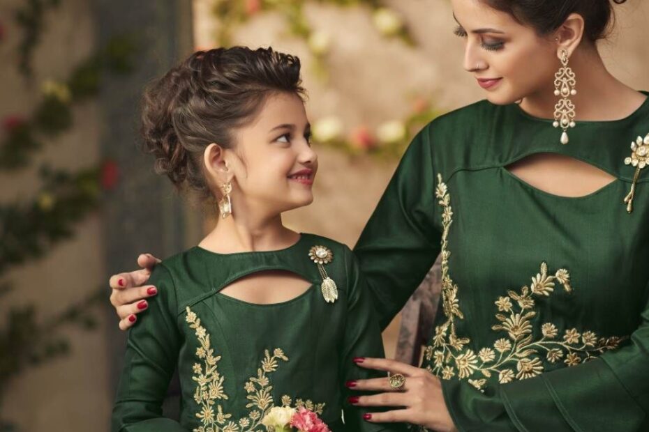 Mother Daughter Combo Dress India