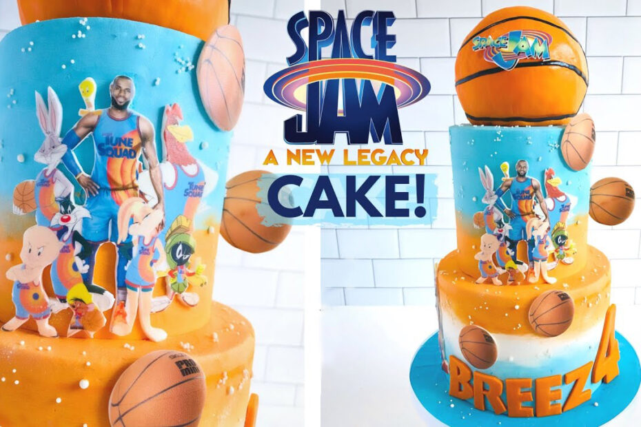 Space Jam Birthday Cake