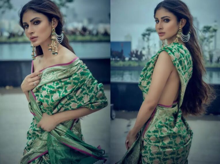 Without Blouse Saree