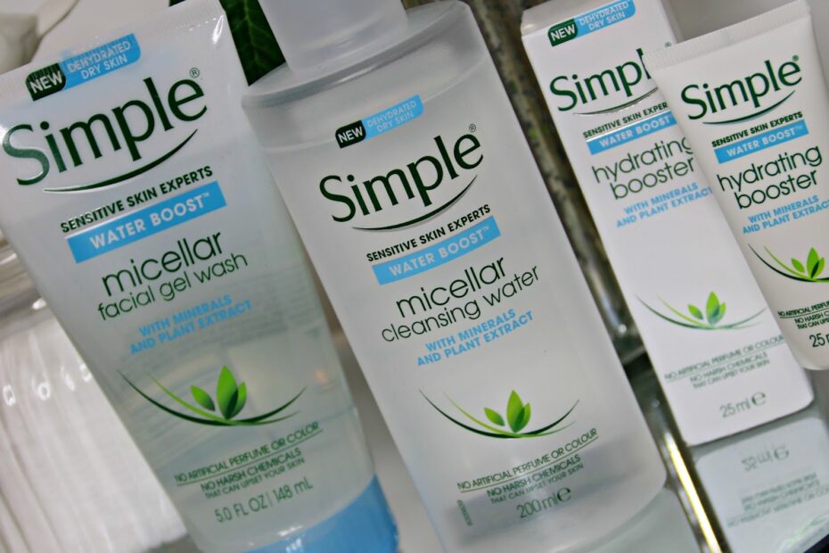 Simple Water Boost Micellar Facial Gel Wash Sensitive Skin 5 OZ