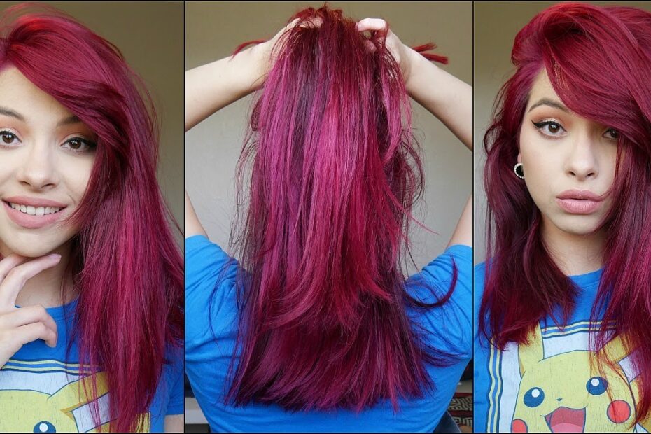 Loreal Hicolor True Violet Mixed With Magenta