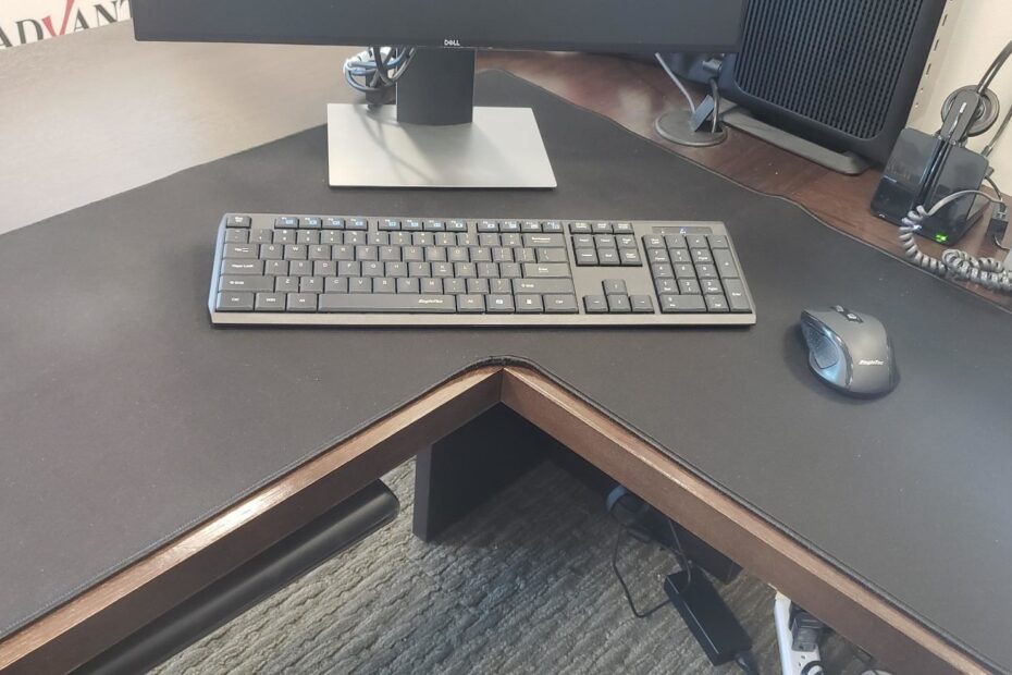 L Shaped Desk Pad