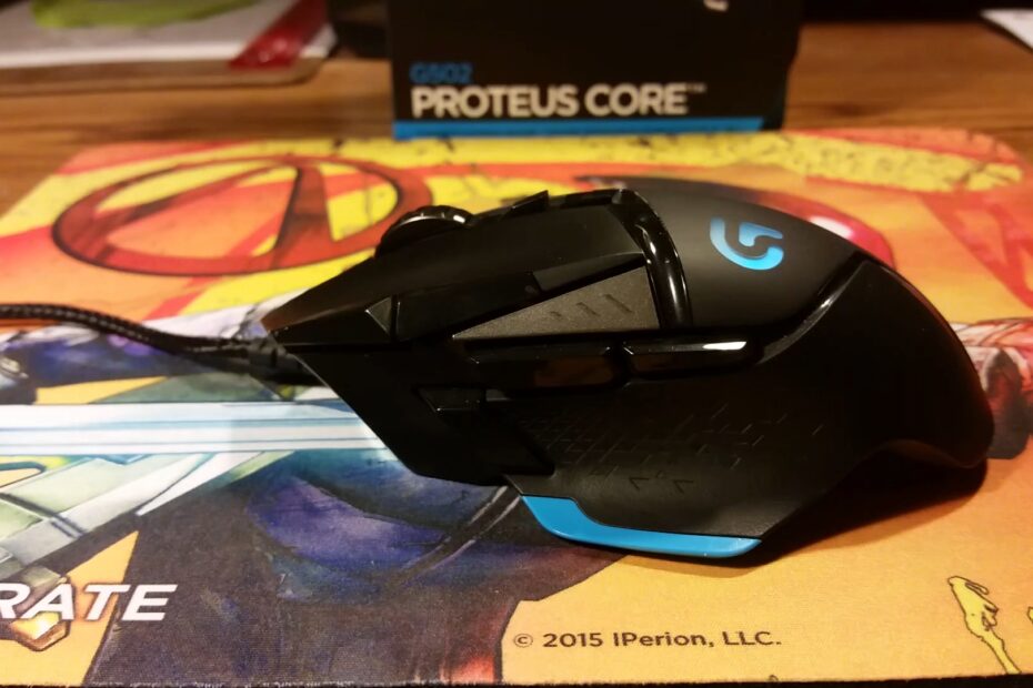 Logitech G502 Proteus Spectrum RGB Tunable Gaming Mouse, 12,000 DPI on-the-fly DPI Shifting