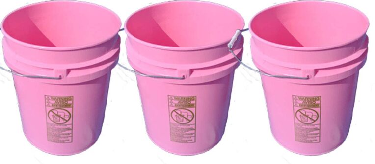 Pink 5 Gallon Bucket