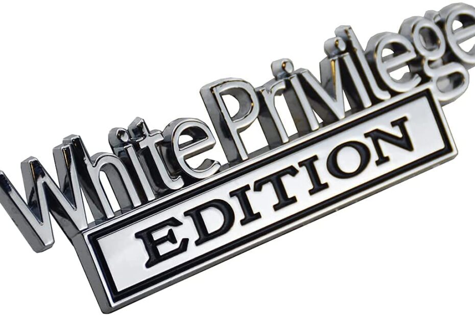 White Privilege Edition Emblem