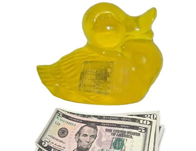 Duck Money Soap Each Bar Contains a Real US Bill