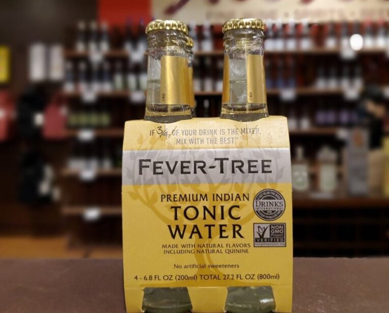 Fever Tree Tonic Water Premium Indian 4 Pack 6.8 Fl OZ Cans