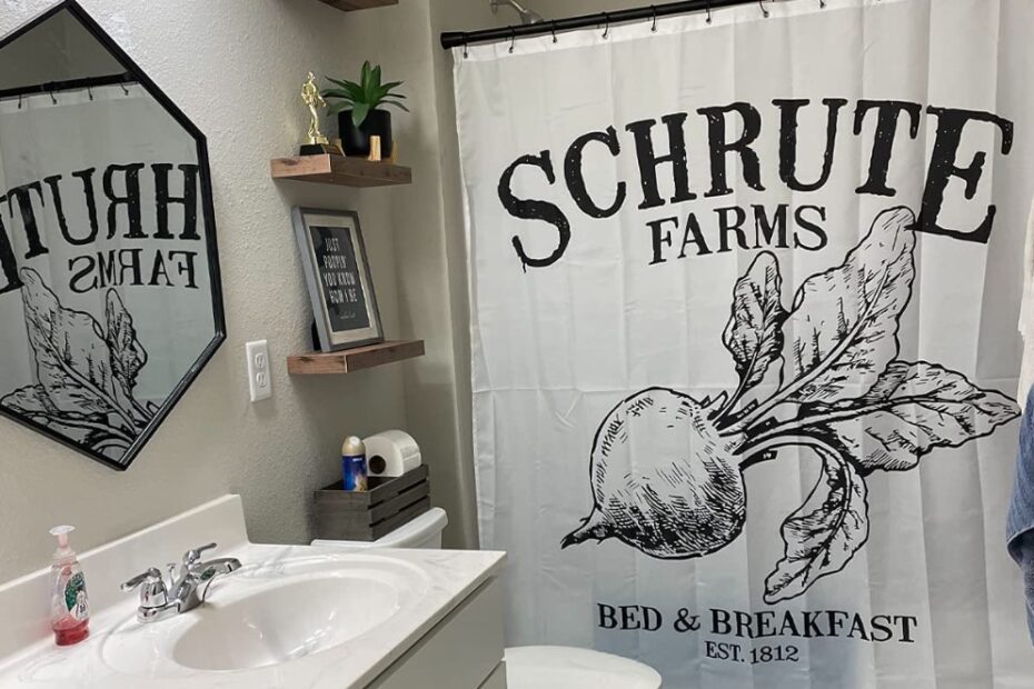 Schrute Farms Shower Curtain
