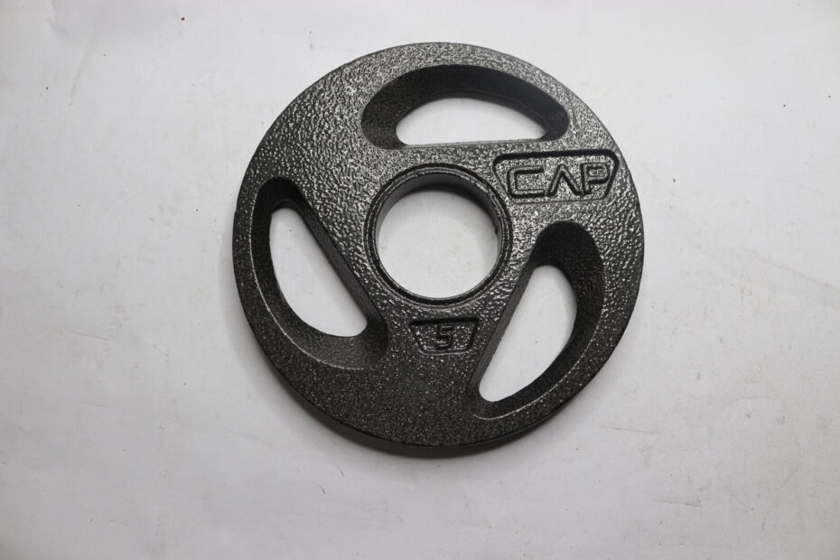 Cap Barbell Gray Olympic Cast Iron Plate