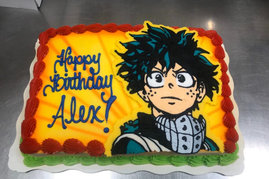 My Hero Academia Birthday Cake Ideas