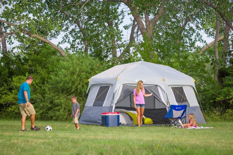 Ozark Trail 17 X 15 Person Instant Hexagon Cabin Tent